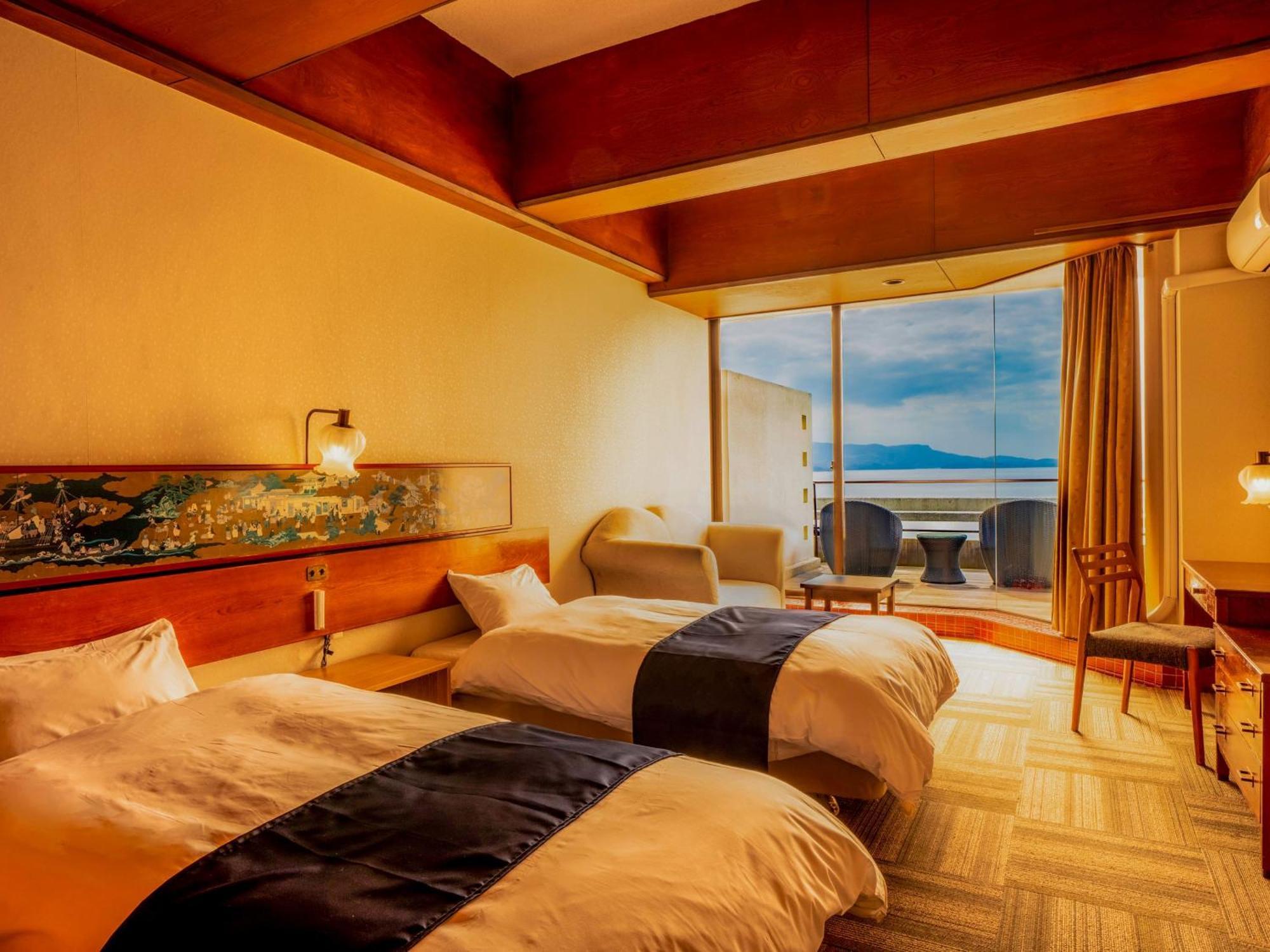 Ooedo Onsen Monogatari Hotel Ranpu Hirado Zimmer foto