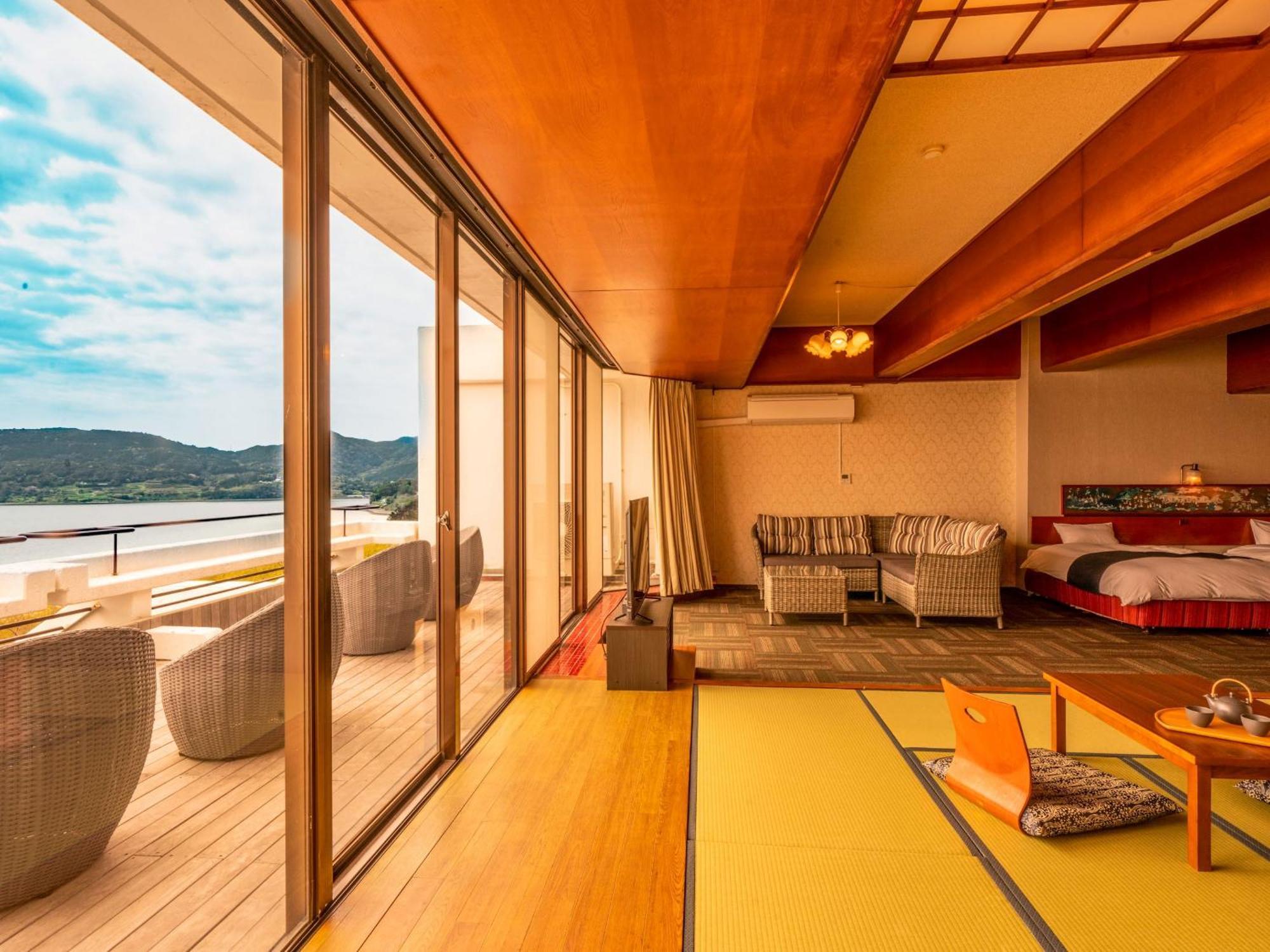 Ooedo Onsen Monogatari Hotel Ranpu Hirado Zimmer foto